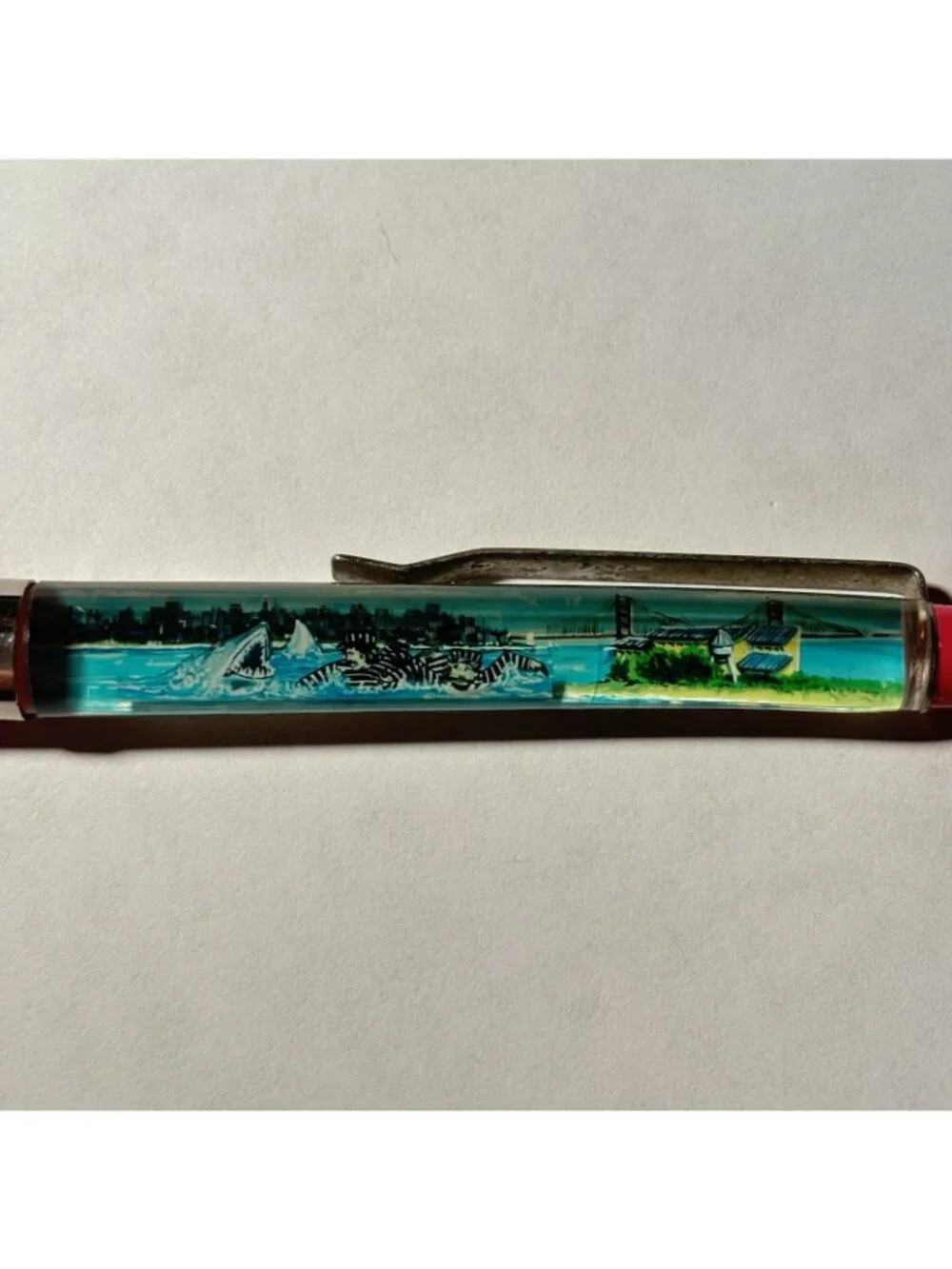 Alcatraz Federal Penitentiary Swim Team Floaty Pen Sharks Eat Escaped Prisoners